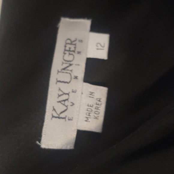 Kay Unger Evenings Silk Tunic Formal Dress Sz 12 - Picture 5 of 8